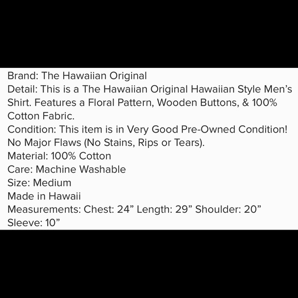 Hawaiian Shirt - Picture 5 of 5